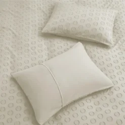 Peace Nest Ultra-Lightweight Microfiber Clipped Duvet Cover Set With Circle Pattern -Bedding Store GUEST a50d4c36 d2b3 4672 8bc1 aecc5c3487a6