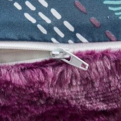 Blair Full/Queen 3pc Reversible Comforter Mini Set Navy/Purple -Bedding Store GUEST a5e77fa4 f8fd 4eae b174 55d8f0a7ea4b