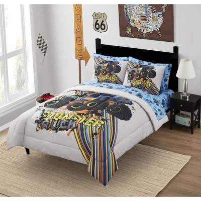 Monster Truck Kids Printed Bedding Set Includes Sheet Set By Sweet Home Collection 5 Monster Truck Kids Printed Bedding Set Includes Sheet Set By Sweet Home Collection - Image 5