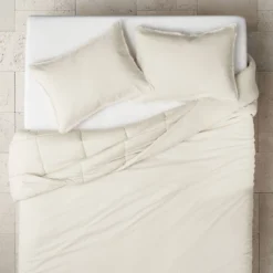 Heavyweight Linen Blend Comforter & Sham Set - Casaluna™ -Bedding Store GUEST a968ca21 ff57 460a 93cb 7382b2a1296f