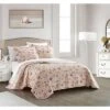 3pc Bali Quilt Set Pink - NY&C Home Collection