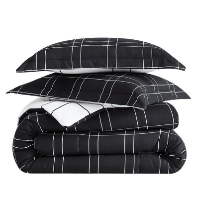 Southshore Fine Living Urban Grid Reversible Oversized Comforter Set 5 Southshore Fine Living Urban Grid Reversible Oversized Comforter Set - Image 5