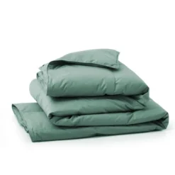 Peace Nest Organic Cotton Down Feather Comforter Duvet Insert, Green -Bedding Store GUEST b01ba08d f654 4396 8422 7bd3984a0225