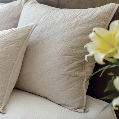 EY Essentials Sutton Natural Euro Sham 1 EY Essentials Sutton Natural Euro Sham