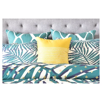 Zoe Wodarz The Palm Hotel Botanical Pillow Shams (Standard/Queen) Green 2 Pc - Deny Designs 1 Zoe Wodarz The Palm Hotel Botanical Pillow Shams (Standard/Queen) Green 2 Pc - Deny Designs