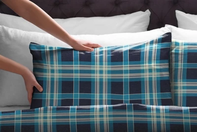 Pointehaven 175 GSM 100% Cotton Superior Weight Flannel Solid Or Print Oversized Duvet Set 2 Pointehaven 175 GSM 100% Cotton Superior Weight Flannel Solid Or Print Oversized Duvet Set - Image 2