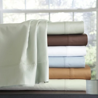 Pointehaven 500 Thread Count 100% Long Staple Cotton Sateen 2 Pc Pillow Cases 1 Pointehaven 500 Thread Count 100% Long Staple Cotton Sateen 2 Pc Pillow Cases