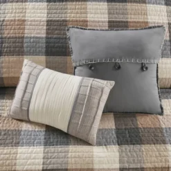 6pc Warren Herringbone Quilted Reversible Coverlet Set With Decorative Pillows - Madison Park -Bedding Store GUEST c3a3aafc 1503 4ac0 9335 9623ed57ed94