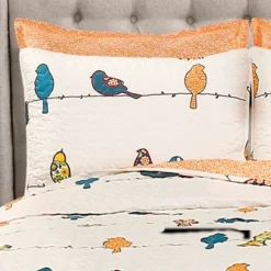 7pc Rowley Birds Quilt Set - Lush Décor -Bedding Store GUEST c9089324 dc21 4b94 b824 e6cc95f7bc4d