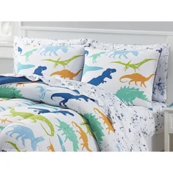 Dinosaur Kids Printed Bedding Set Includes Sheet Set By Sweet Home Collection