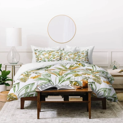 Marta Barragan Camarasa Sweet Tropical Botany Duvet Set - Deny Designs 3 Marta Barragan Camarasa Sweet Tropical Botany Duvet Set - Deny Designs - Image 3
