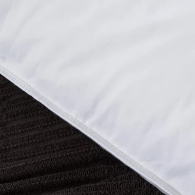 Peace Nest White Goose Down Feather Bed Pillows Set Of 2 5 Peace Nest White Goose Down Feather Bed Pillows Set Of 2 - Image 5