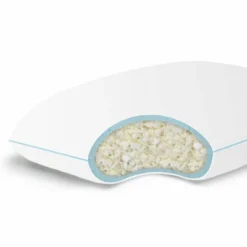 Essentials Gel Infused Shredded Memory Foam Bed Pillow - Linenspa -Bedding Store GUEST de90c7a5 deb2 4b56 a9da 06b4dbee4ab6