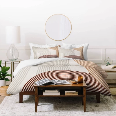 Iveta Abolina Mid Century Line Art 100% Cotton Duvet Set - Deny Designs 3 Iveta Abolina Mid Century Line Art 100% Cotton Duvet Set - Deny Designs - Image 3