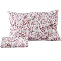 Great Bay Home Watercolor Floral Microfiber Wrinkle-Resistant Sheet Set 7 Great Bay Home Watercolor Floral Microfiber Wrinkle-Resistant Sheet Set -Bedding Store GUEST dfa2f7e4 695f 4af2 83db 6bd658bafab2