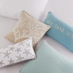 Pom Pom Blue Haze Standard Sham - Levtex Home -Bedding Store GUEST e9b08d99 c9a2 4530 a9e4 1cffc8766923