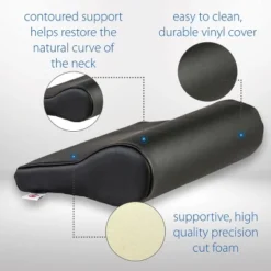 Core Products AB Contour Cervical Support Pillow, Black Vinyl 7 Core Products AB Contour Cervical Support Pillow, Black Vinyl -Bedding Store GUEST f4c25223 48a7 4177 bf53 8437e5ac421b