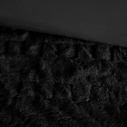 Madison Park 3pc Full/Queen Dakota Ruched Fur Down Alternative Comforter Set Black -Bedding Store GUEST f6640e5d e035 446e 8189 42ba4b2f42fc