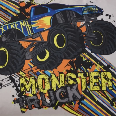 Monster Truck Kids Printed Bedding Set Includes Sheet Set By Sweet Home Collection 3 Monster Truck Kids Printed Bedding Set Includes Sheet Set By Sweet Home Collection - Image 3