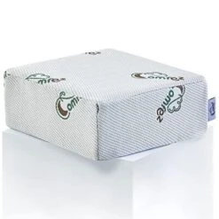 Comfez Memory Foam Cube Square Body Brick Pillow For Side Sleepers – Small (12x12x5)