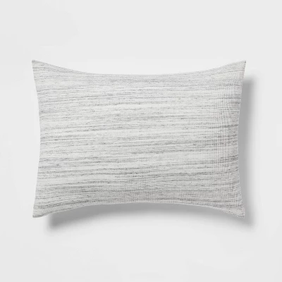 Space-Dyed Waffle Comforter Bedding Set Gray - Threshold™ 4 Space-Dyed Waffle Comforter Bedding Set Gray - Threshold™ - Image 4