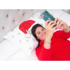 C&F Home 20" X 30" Santa Hat Christmas Holiday Pillowcase -Bedding Store GUEST fe7141c2 cc5f 4761 a549 4c6c4037a294