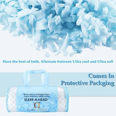 Continental Sleep, Bamboo Cover Pillows With Gel Memory Foam | Maintains Proper Sleeping Postures, Relieves Neck, 25 X 15, White 5 Continental Sleep, Bamboo Cover Pillows With Gel Memory Foam | Maintains Proper Sleeping Postures, Relieves Neck, 25 X 15, White - Image 5